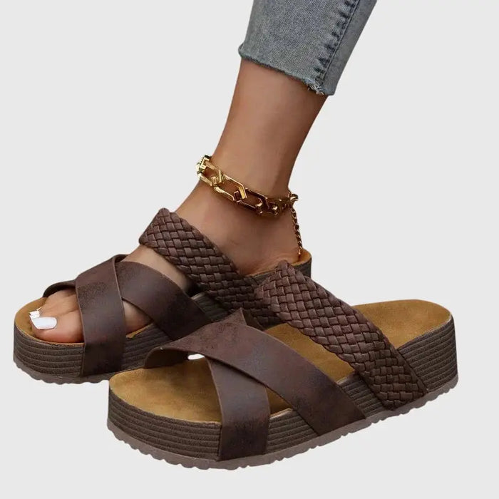 Women’s orthopedic cushioned sandals by LondonLaneStore, stylish all-day summer footwear with comfortable support and breathable design.