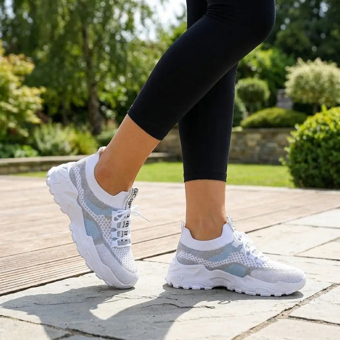 Women’s ergonomic sneakers by LondonLaneStore, stylish lightweight slip-on walking shoes with cushioned support and breathable design.
