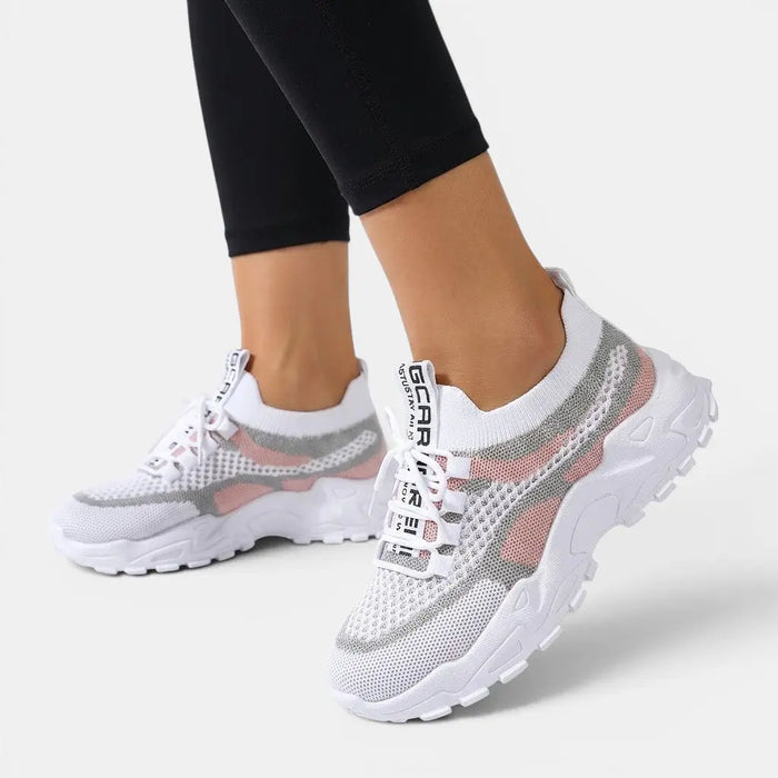 Women's lightweight ergonomic slip-on sneakers by LondonLaneStore, stylish orthopedic walking shoes with cushioned comfort.