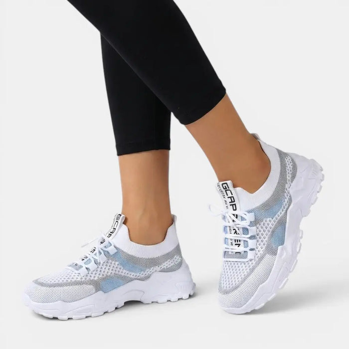 Women's ergonomic orthopedic sneakers by LondonLaneStore, stylish lightweight slip-on walking shoes with cushioned support.