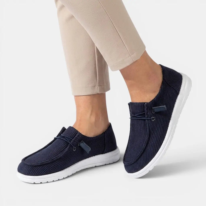 Women's comfortable fabric orthopedic slip-on shoes from LondonLaneStore, stylish and suitable for all seasons.