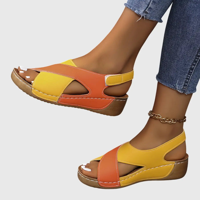 Women’s orthopedic synthetic sandals from LondonLaneStore featuring supportive, elegant summer footwear with cushioned soles and stylish design.