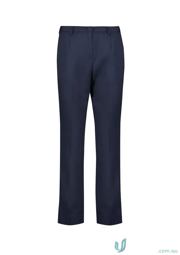 Women’s Navy Blue Cool Stretch Tapered Leg Adjustable Waist Pant for comfy style