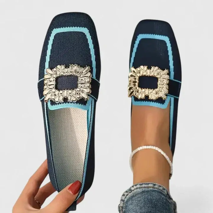 Women’s cushioned leather loafers by LondonLaneStore, elegant orthopedic comfort shoes for stylish, supportive footwear.