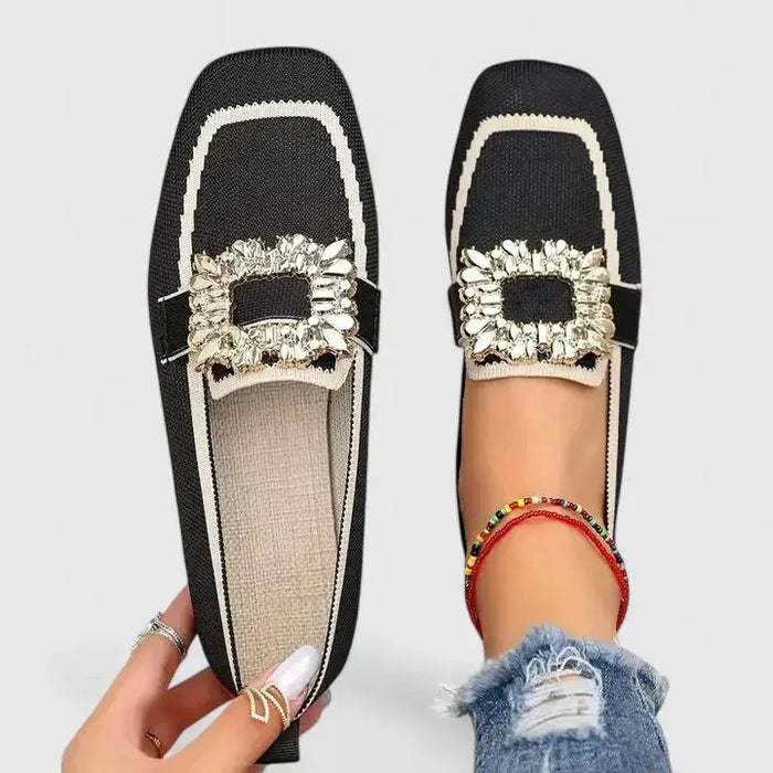 Women’s cushioned leather loafers from LondonLaneStore, stylish orthopedic shoes with comfort and elegant design.