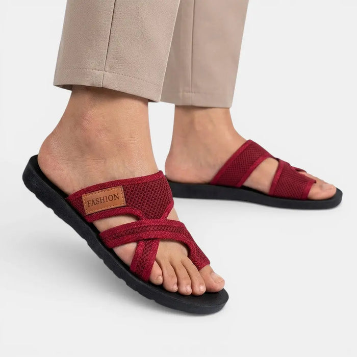 Women’s cushioned orthopedic sandals by LondonLaneStore, stylish supportive summer footwear with cushioned footbed and adjustable straps.