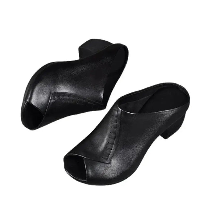 Women's cushioned slip-on sandals by LondonLaneStore, featuring a comfortable, elegant design for everyday wear.