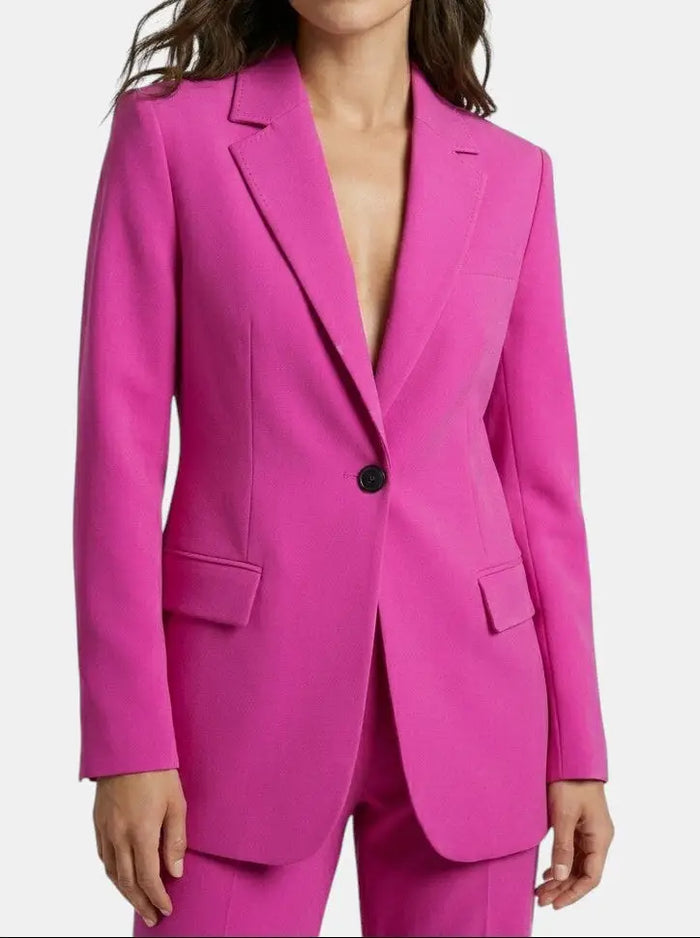 Women's elegant tailored blazer and wide-leg trousers suit from LondonLaneStore, perfect for all-season professional wear.