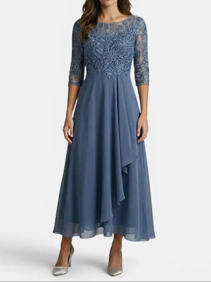 Elegant white lace dress for women by LondonLaneStore, perfect for special occasions and cocktail events.