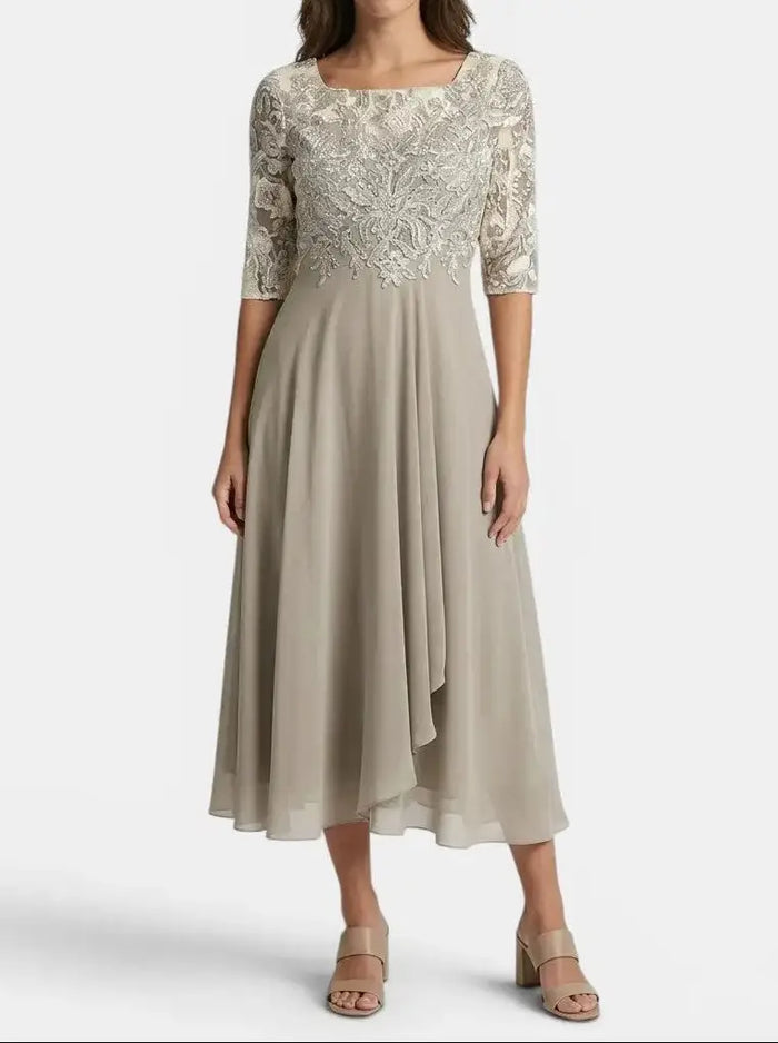 Elegant white lace dress for women by LondonLaneStore, perfect for special occasions and cocktail events.
