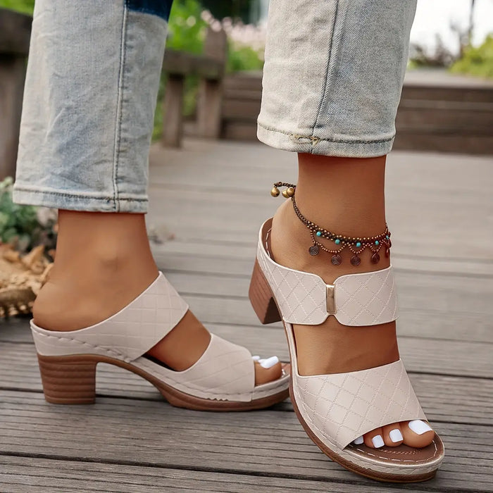 Women's elegant leather orthopedic sandals by LondonLaneStore, featuring stylish design and comfortable summer footwear.