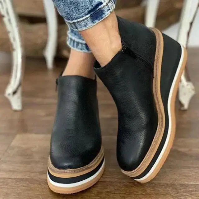 Women's waterproof orthopedic boots by LondonLaneStore, stylish design suitable for autumn and winter wear.