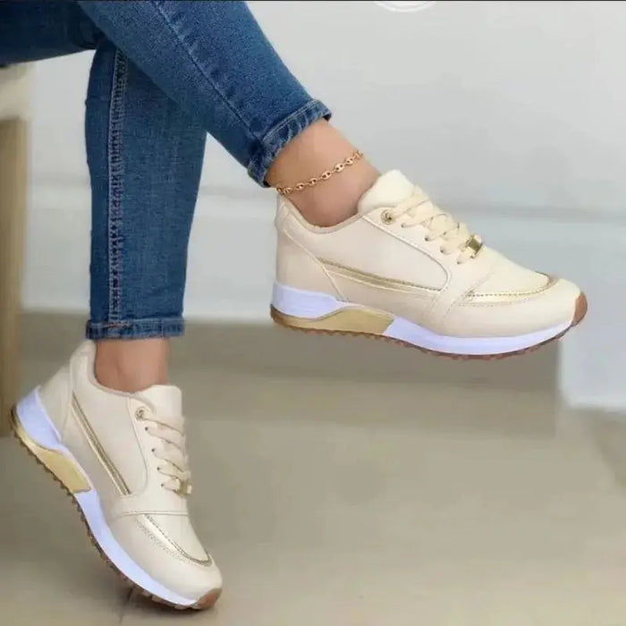Women’s fabric slip-on sneakers by LondonLaneStore, comfortable chic casual orthopedic shoes with breathable material and stylish design.