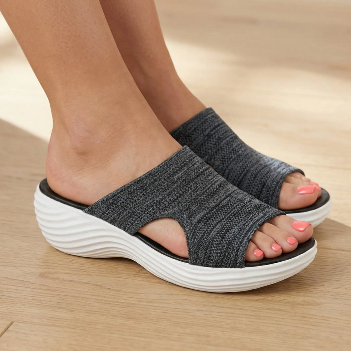 Women’s flexible suede sandals by LondonLaneStore featuring supportive, non-slip soles for comfortable everyday wear.