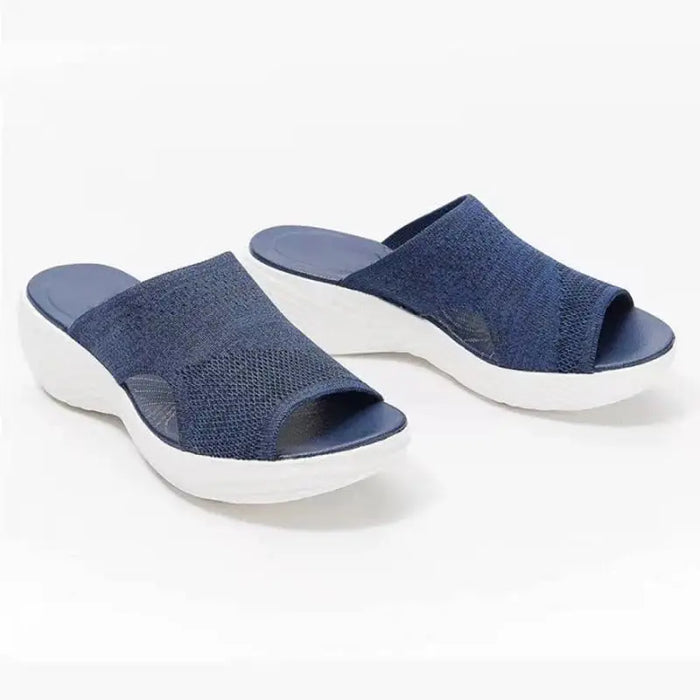 Women's flexible suede sandals from LondonLaneStore with supportive non-slip soles, ideal for comfortable everyday wear.