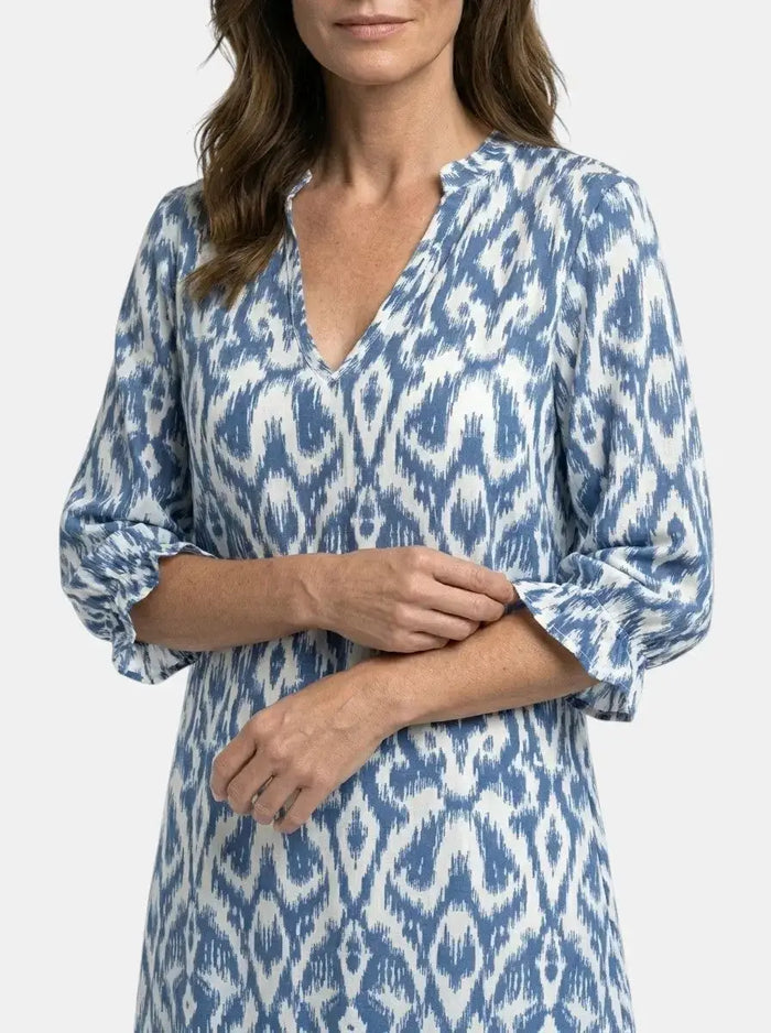 Women's flowing viscose maxi dress by LondonLaneStore, elegant and relaxed for summer, featuring a comfortable fit and stylish design.