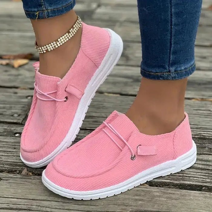 Women’s orthopedic fabric slip-on shoes by LondonLaneStore, featuring comfortable, chic design and high-quality craftsmanship.