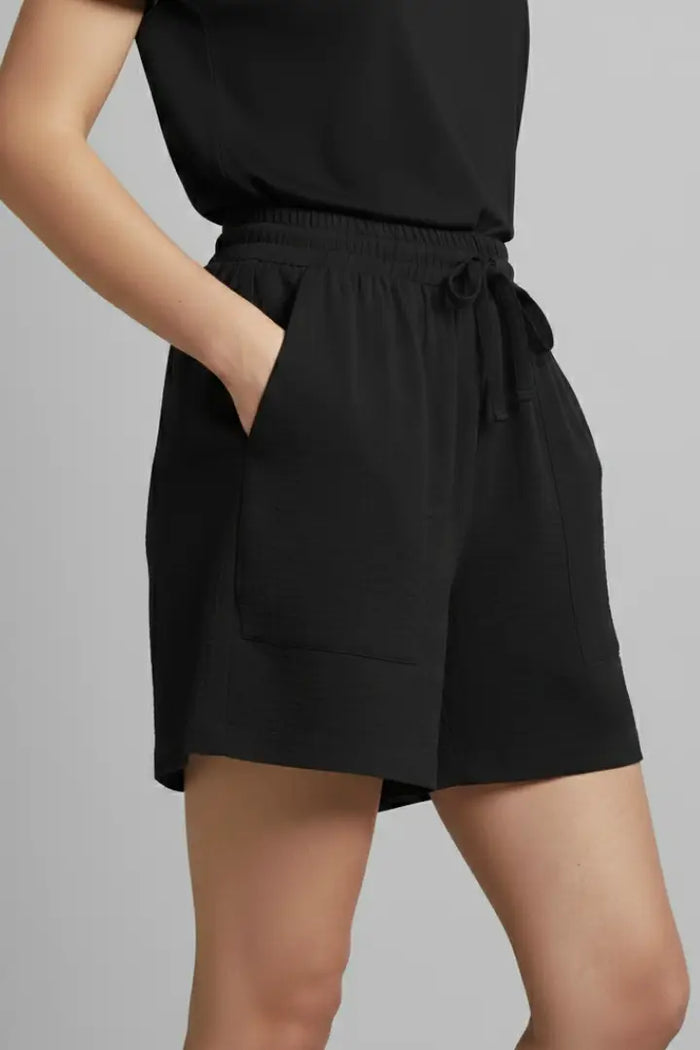 Lightweight women's casual drawstring shorts with a relaxed fit, ideal for summer, from LondonLaneStore.