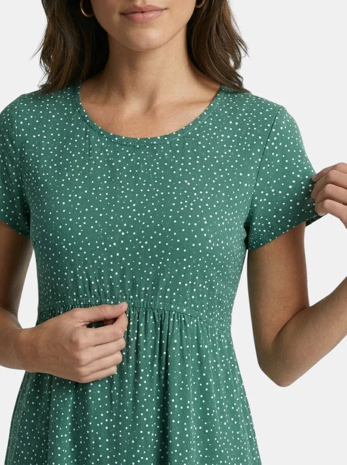 Women's lightweight cotton maxi dress featuring a bohemian summer style, flowing silhouette, and relaxed fit.