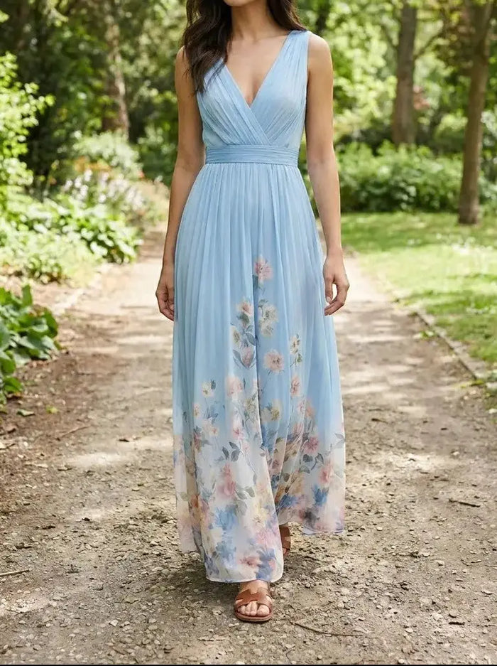 Elegant women's summer dress by LondonLaneStore featuring lightweight, airy fabric and a flattering, comfortable fit.