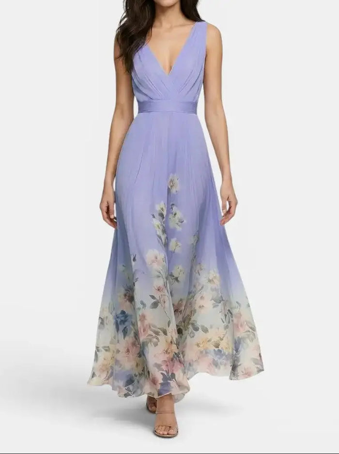 Lightweight women's summer dress by LondonLaneStore featuring an elegant design, airy fabric, and a flattering fit.