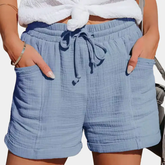 Lightweight women's wide-leg shorts from LondonLaneStore, featuring breezy fabric and a comfortable summer style.