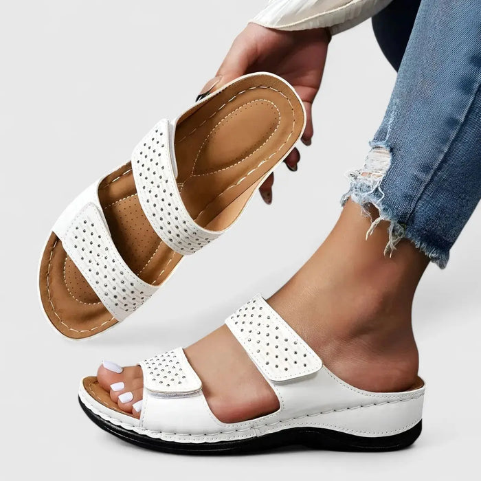 Women's lightweight gel sandals with a comfortable platform sole, designed for everyday wear by LondonLaneStore.