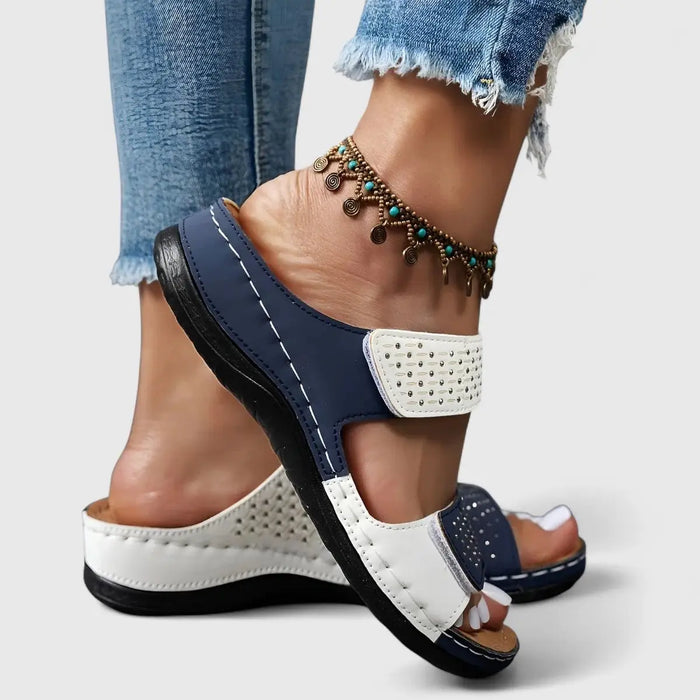 Women's lightweight gel sandals with comfortable platform soles, orthotic support, stylish design for everyday wear by LondonLaneStore