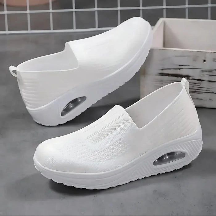 Women's lightweight slip-on sneakers by LondonLaneStore, orthopedic footwear designed for comfortable everyday walking.