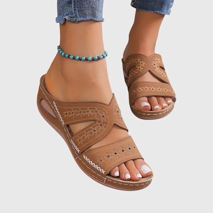 Women's lightweight synthetic orthopedic sandals from LondonLaneStore, featuring a stylish design and comfortable casual footwear.