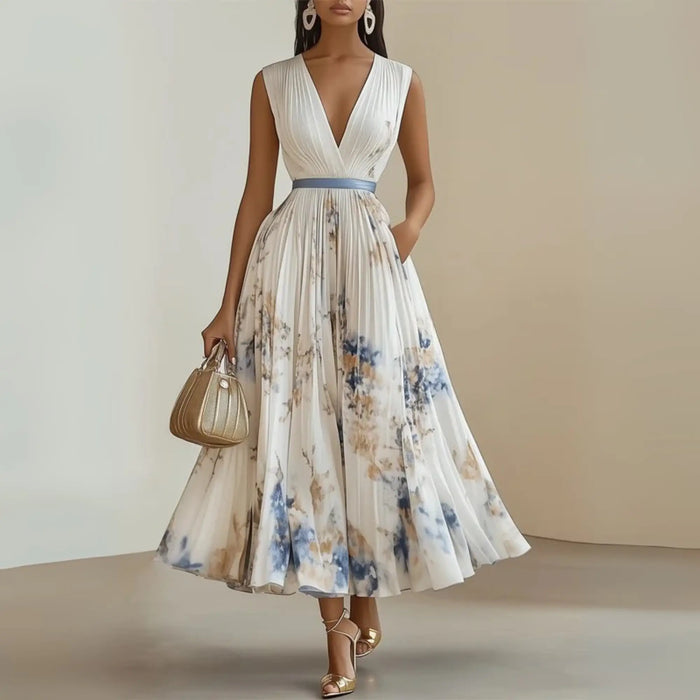 Women’s lightweight viscose maxi dress by LondonLaneStore, featuring a breezy, flowy summer style and relaxed fit.
