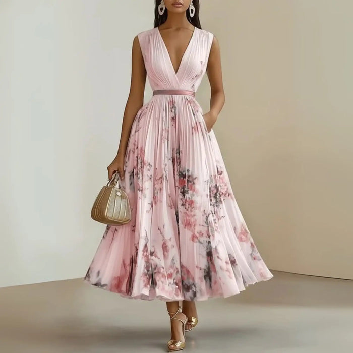 Women’s lightweight viscose maxi dress by LondonLaneStore, flowy and breezy summer style perfect for warm weather.