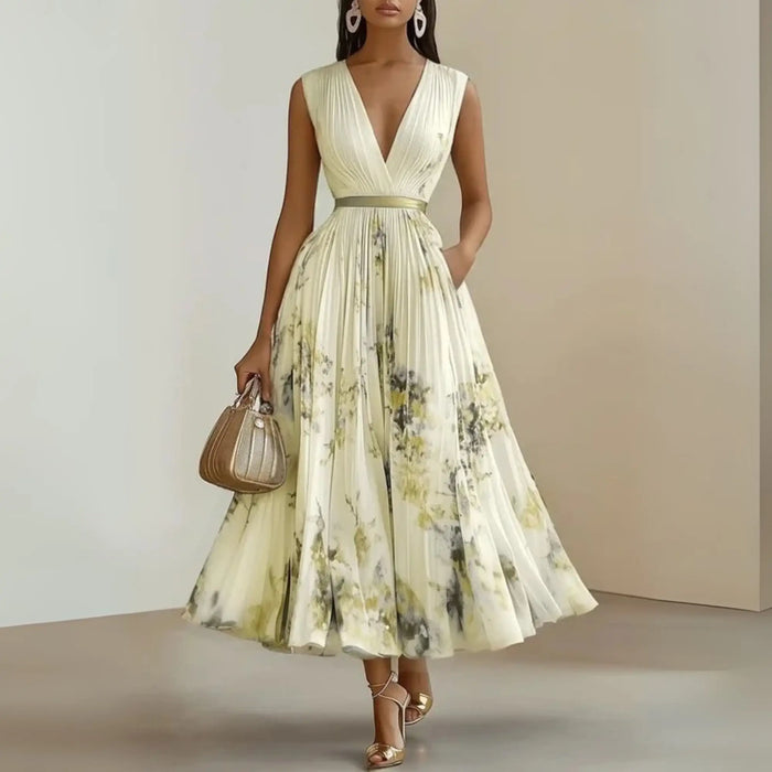 Women's lightweight viscose maxi dress by LondonLaneStore, flowing and breezy for summer wear.