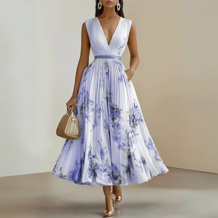 Women’s lightweight viscose maxi dress by LondonLaneStore, flowing summer dress with breezy, relaxed fit perfect for warm weather.