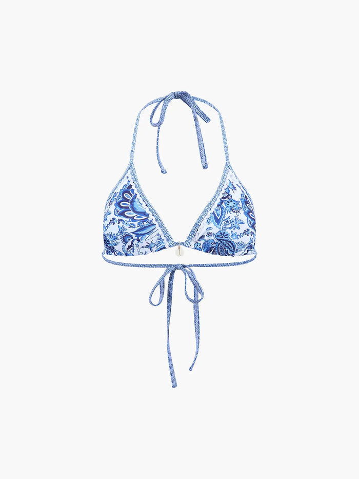 Women's quick-drying jersey halter bikini set with high-waisted design, stylish summer swimwear for women.