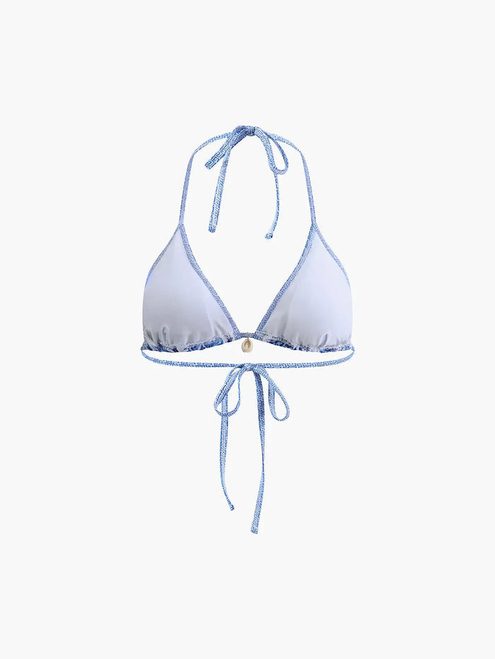 Women's quick-drying jersey halter bikini set with high-waisted design, stylish summer swimwear, featuring vibrant colors and a flattering fit.