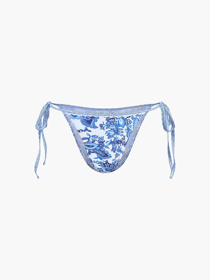 Women's quick-drying jersey halter bikini set with high-waisted style, perfect for summer swimwear, shown in a vibrant color.