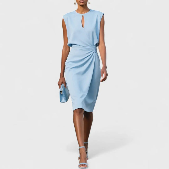 Elegant women's midi dress by LondonLaneStore featuring refined fabric and a graceful, cocktail-ready design.