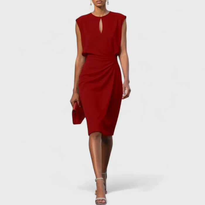 Elegant women's midi dress by LondonLaneStore featuring refined fabric and a graceful design, perfect for cocktail occasions.
