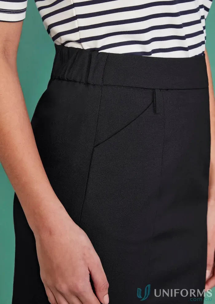 Women’s Renew Functional Pencil Skirt with striped top and fitted waist for day long wear