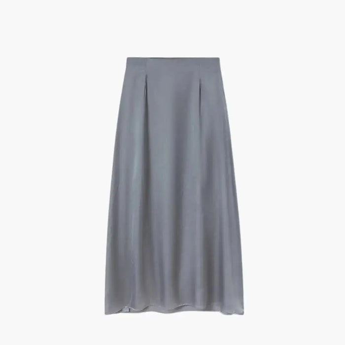 Women’s satin maxi skirt by LondonLaneStore, high-waisted and floor-length with elegant flowing fabric.