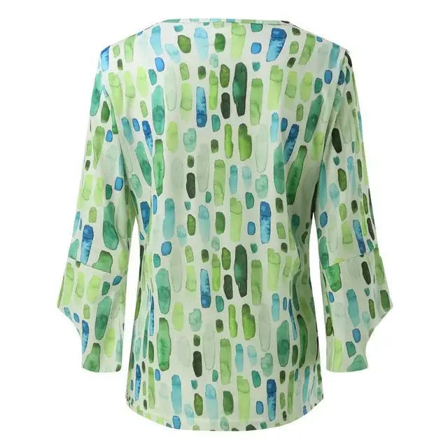 Women’s silk cotton blouse by LondonLaneStore, stylish loose-fit summer top with soft fabric and relaxed fit.