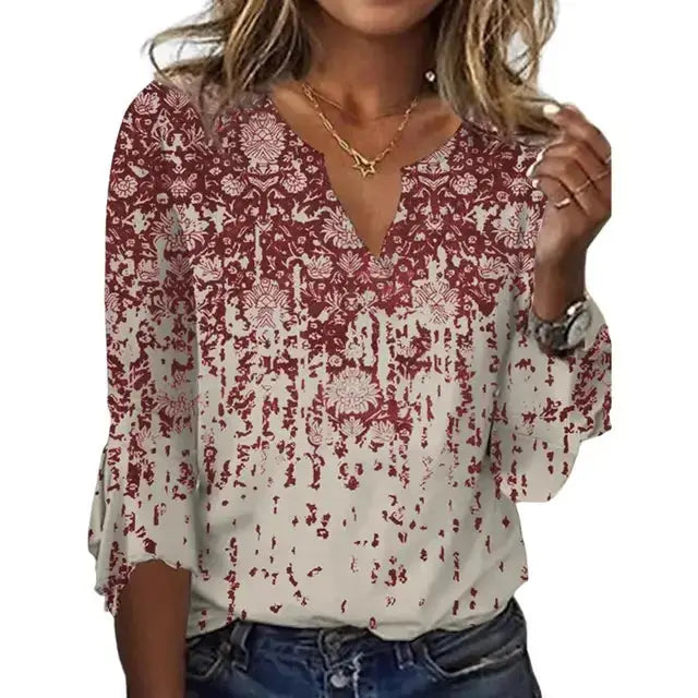 Women’s silk cotton blouse by LondonLaneStore, stylish loose-fit summer top with soft fabric and relaxed fit, ideal for warm weather.