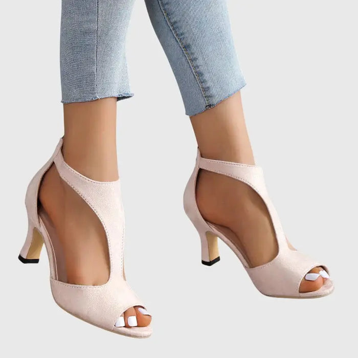Elegant women's orthopedic slip-on shoes with rounded toe and low sole, designed for comfort and support by LondonLaneStore.