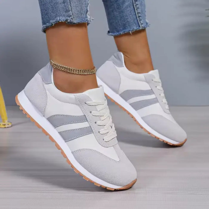Women’s soft leather slip-on sneakers by LondonLaneStore, lightweight and stylish casual orthopedic shoes for comfortable everyday wear.