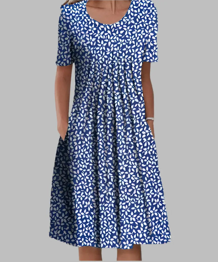 Soft polyester women's midi dress by LondonLaneStore featuring an elegant, flowy design perfect for summer occasions.