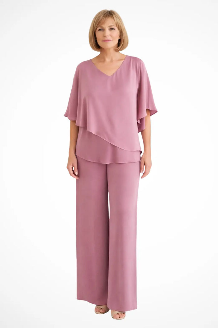 Women’s cobalt blue loungewear set with relaxed batwing top and wide-leg trousers, stylish and comfortable women's suit from LondonLaneStore.
