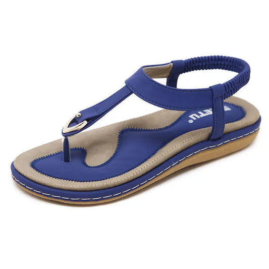 Women’s synthetic arch support sandals by LondonLaneStore featuring elegant design and comfortable flat orthopedic footwear.