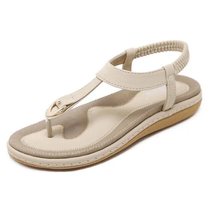 Women’s synthetic orthopedic arch support sandals by LondonLaneStore, featuring elegant design and comfortable flat footwear style.
