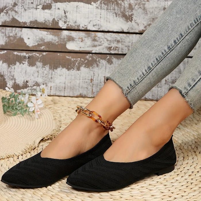 Women’s synthetic leather flat shoes from LondonLaneStore, stylish and comfortable orthopedic footwear for casual and everyday wear.